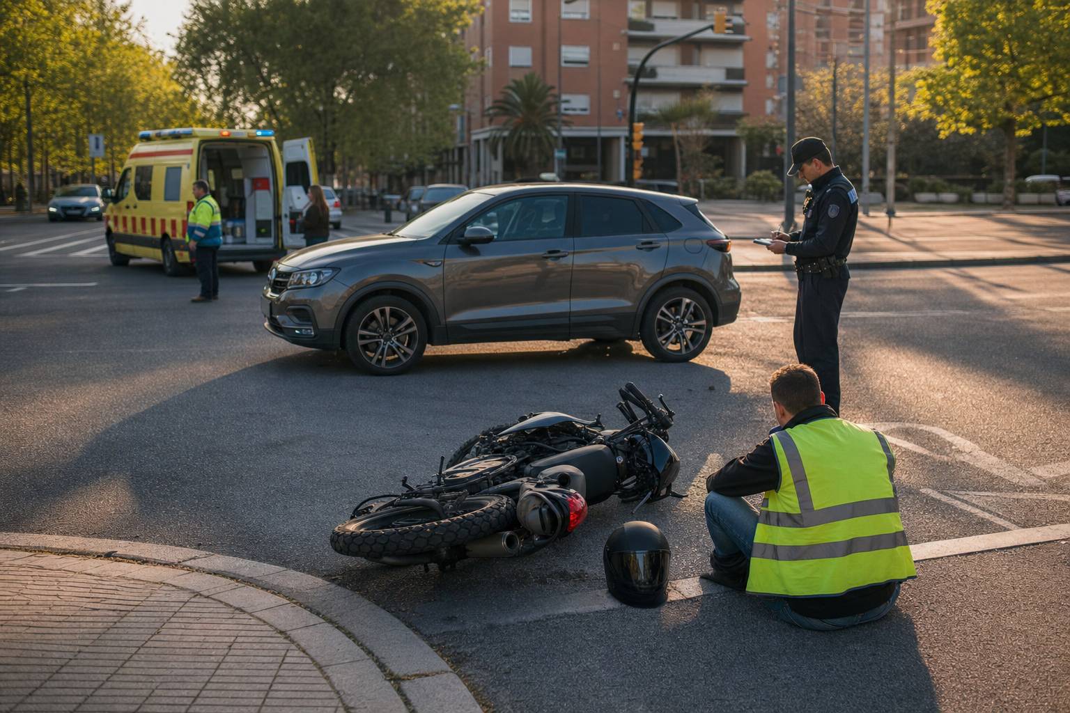 Accidente de moto: qué hacer en los primeros 30 minutos para proteger tu salud y tu futura indemnización