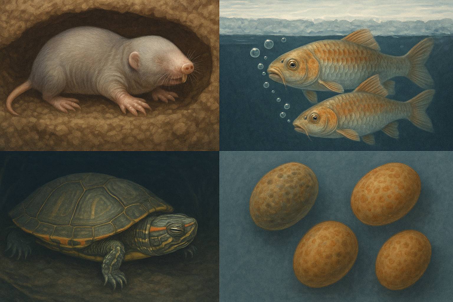 Animales que pueden vivir sin oxígeno durante minutos: especies y secretos fisiológicos