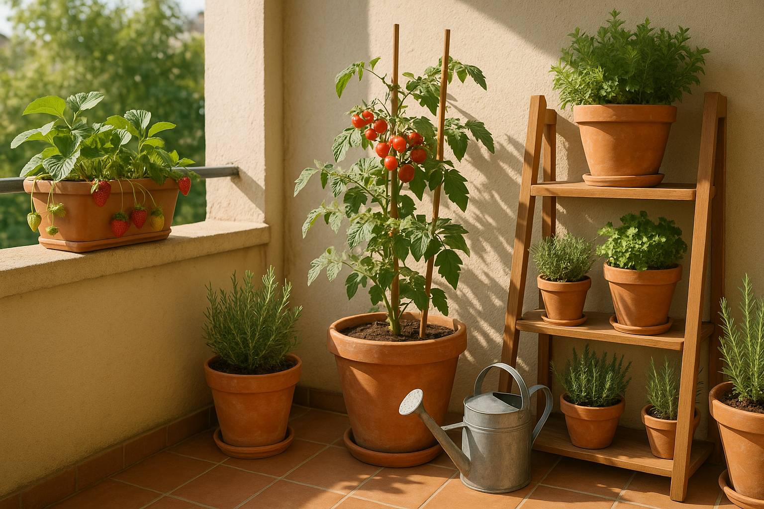 Cómo crear un mini huerto urbano en tu balcón