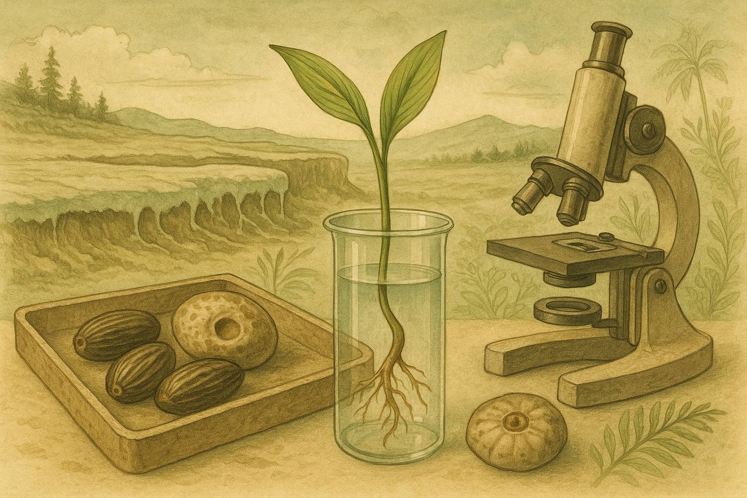 Las semillas más antiguas que aún germinan y lo que revelan sobre la evolución vegetal