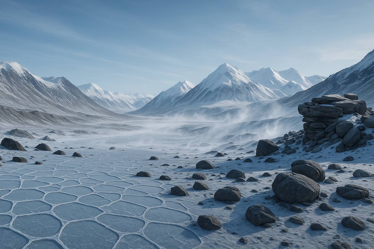 Los desiertos más fríos del planeta que casi nadie conoce