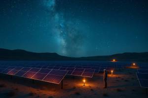 Cómo funciona la energía solar nocturna