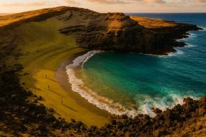 Playas con arenas de colores poco comunes: geología, ejemplos y consejos de visita