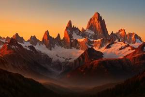 Por qué algunas montañas cambian de color al atardecer